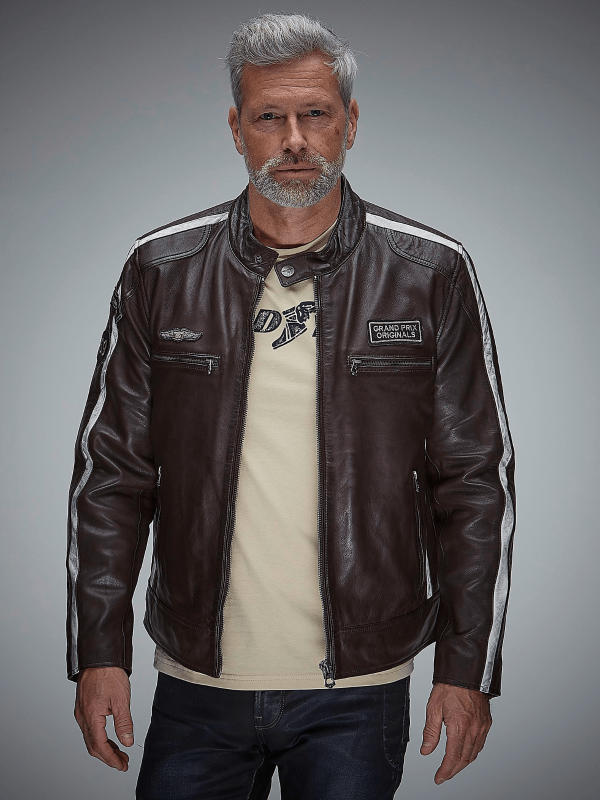 GPO Classic Espresso Leather Jacket