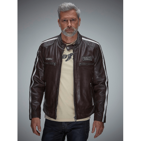 GPO Classic Espresso Leather Jacket