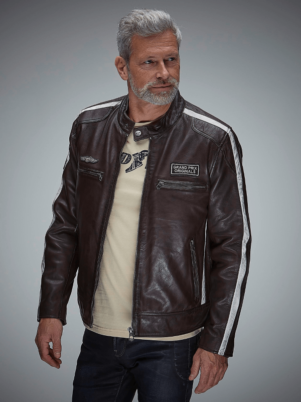 GPO Classic Espresso Leather Jacket