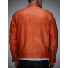 Blouson Cuir GPO Classic Orange