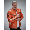 Blouson Cuir GPO Classic Orange