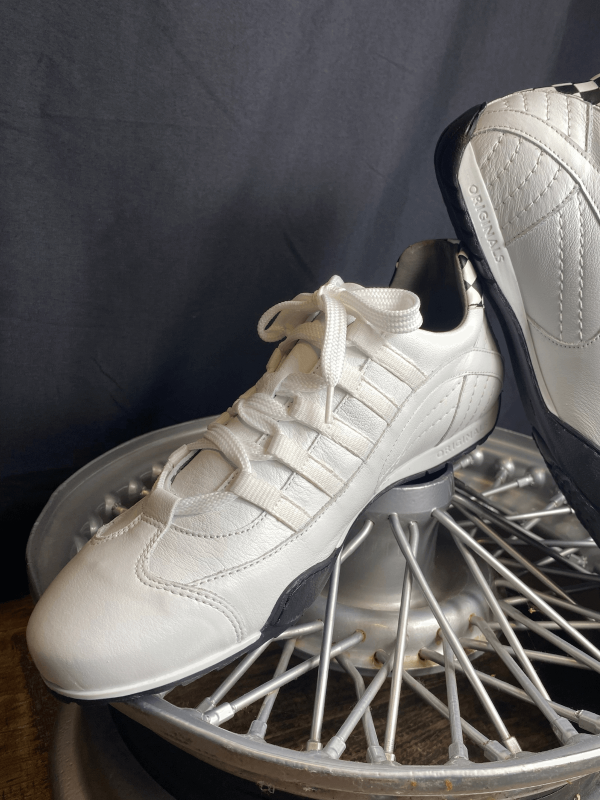 GrandPrix Racing Schoenen Wit Zwart