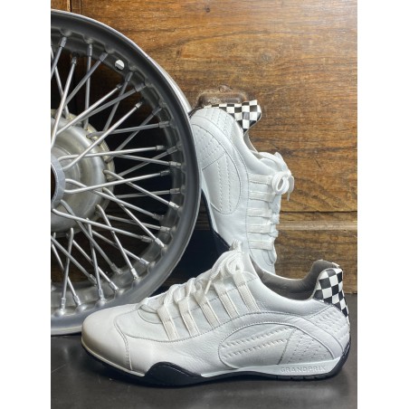 GrandPrix Originals Racing White Black Shoes