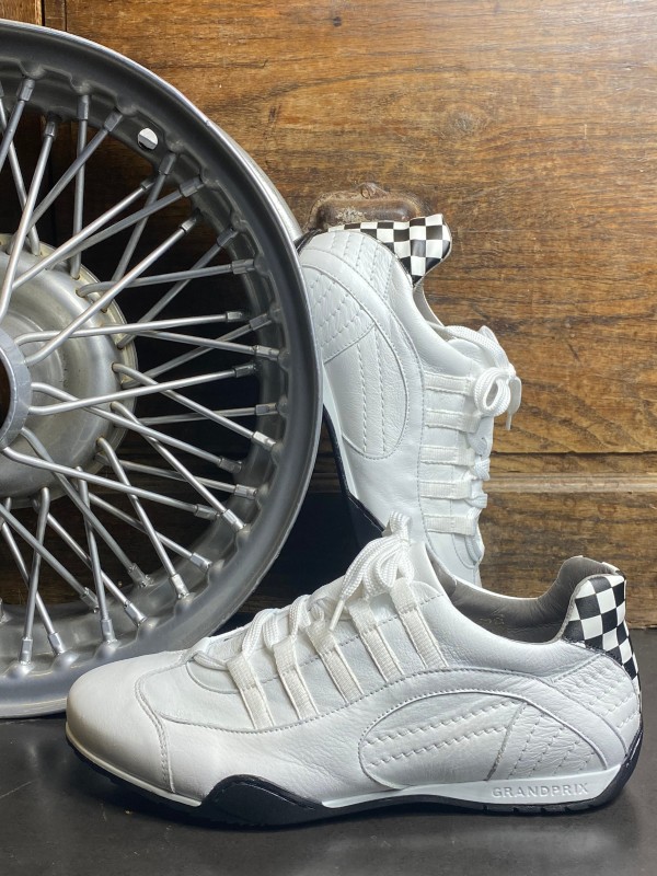 GrandPrix Originals Racing White Black Women's Shoes