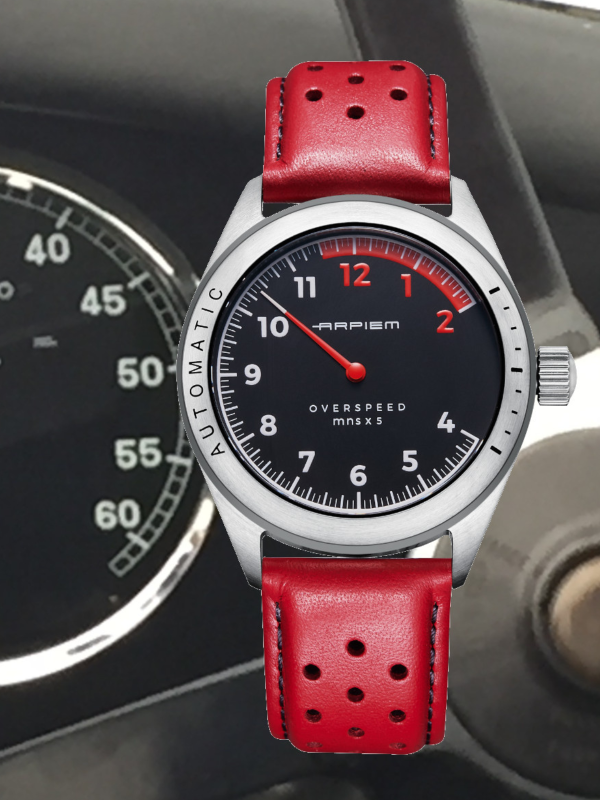 Montre Arpiem Overspeed Noire/Rouge