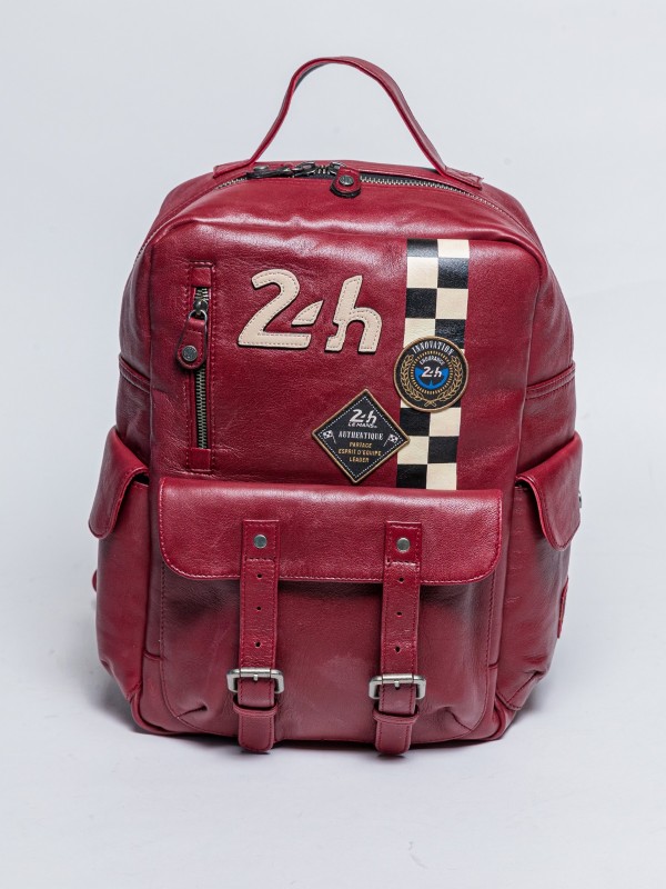 24h Le Mans Jack Backpack Dark Red