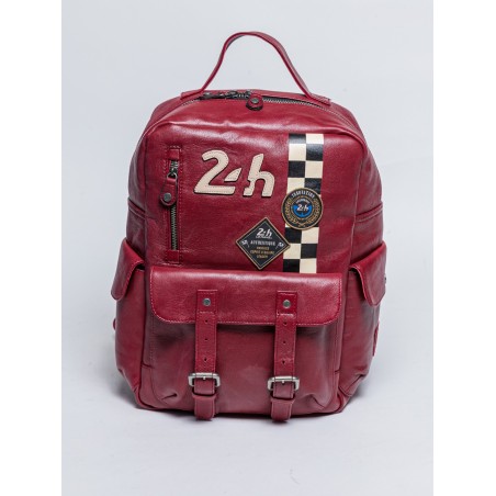 24h Le Mans Jack Backpack Dark Red