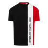 T-shirt Porsche Stripe Noir