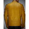 Blouson Cuir GPO Vintage Moutarde