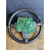 Driving Mittens - LEATHER - Green and Camel