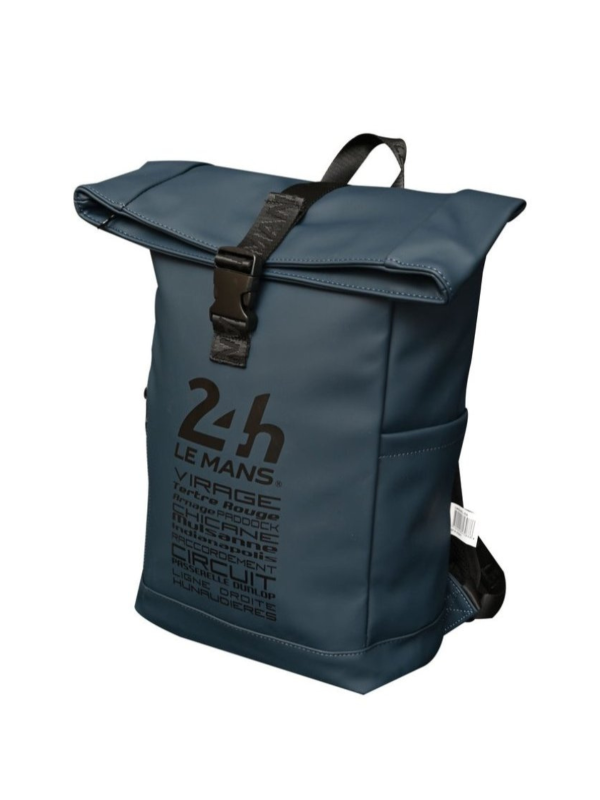 24h Le Mans Roll Top Backpack Blue