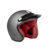 Casco Racer grigio metallizzato