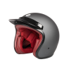 Casco Racer grigio metallizzato