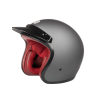 Casco Racer grigio metallizzato