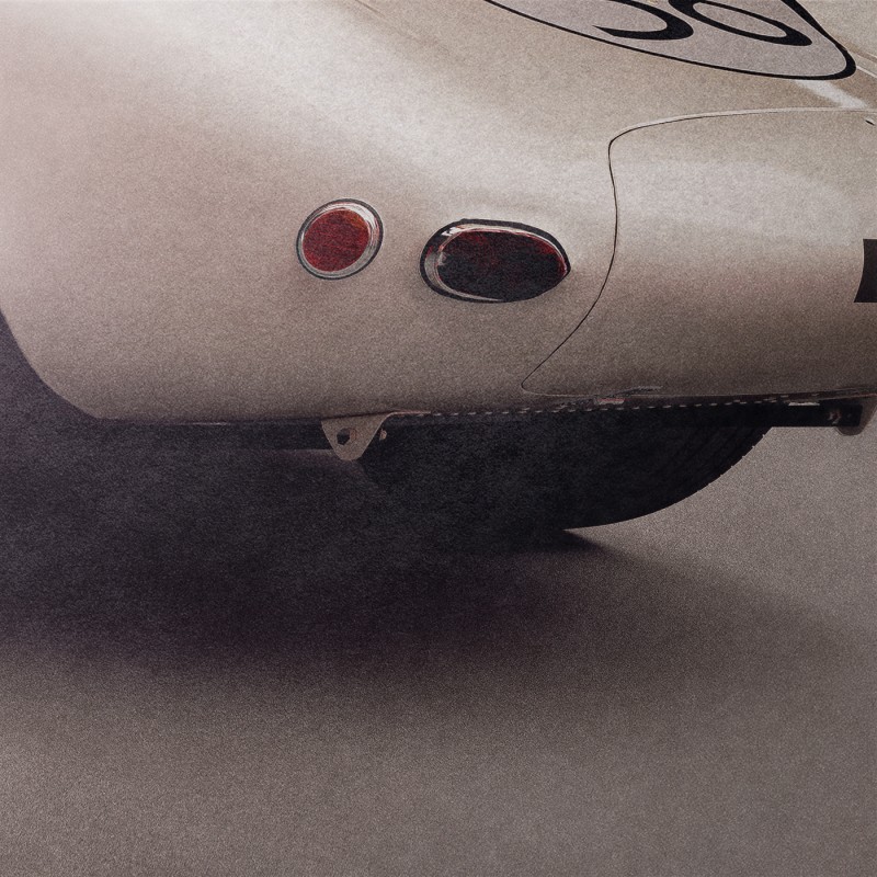 Cartel del Jaguar D-Type "Short Nose" 1958