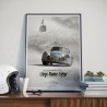 Cartaz Porsche 356SL - Helmut Polensky-Walter Schlüter - Liège-Roma-Liège 1952. Edição limitada