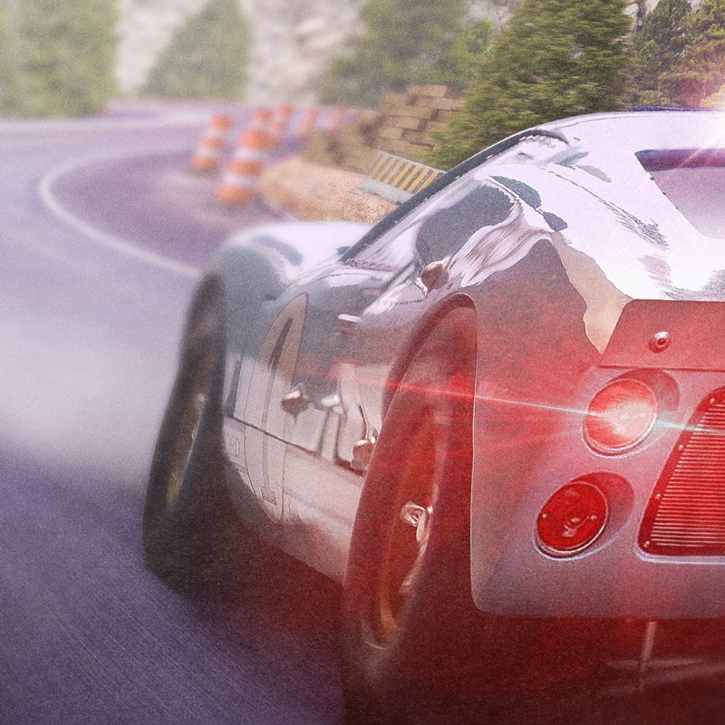 Cartaz do Ford GT40 mk2 - Viagem ao Monte Rushmore