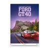 Póster del Ford GT40 mk2 - Viaje al Monte Rushmore