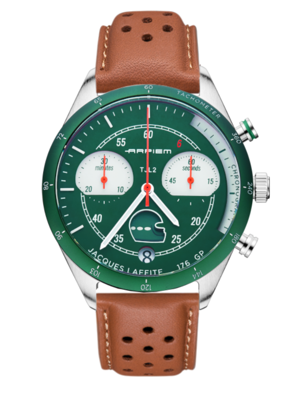 Arpiem Tribute TJL 2 "Jacques LAFFITE" Estoril Tabac Horloge