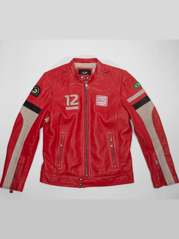 Ayrton Senna Red "Magic Senna" leather