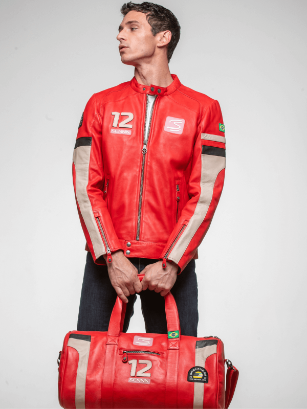 Ayrton Senna Red "Magic Senna" leather