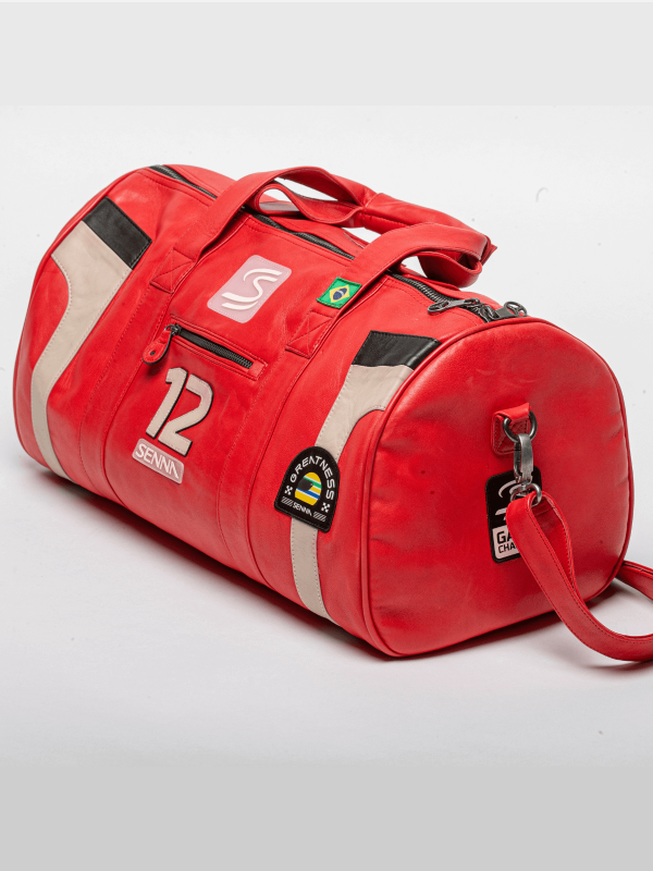 Ayrton Senna Travel Bag Red "Magic Red