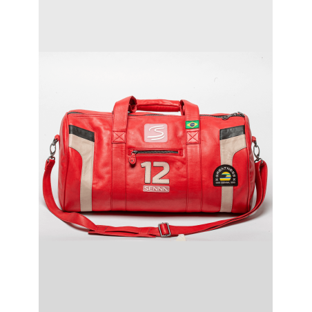 Ayrton Senna Travel Bag Red "Magic Red