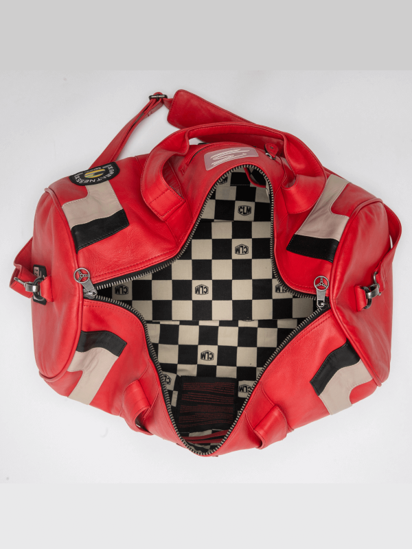 Ayrton Senna Travel Bag Red "Magic Red