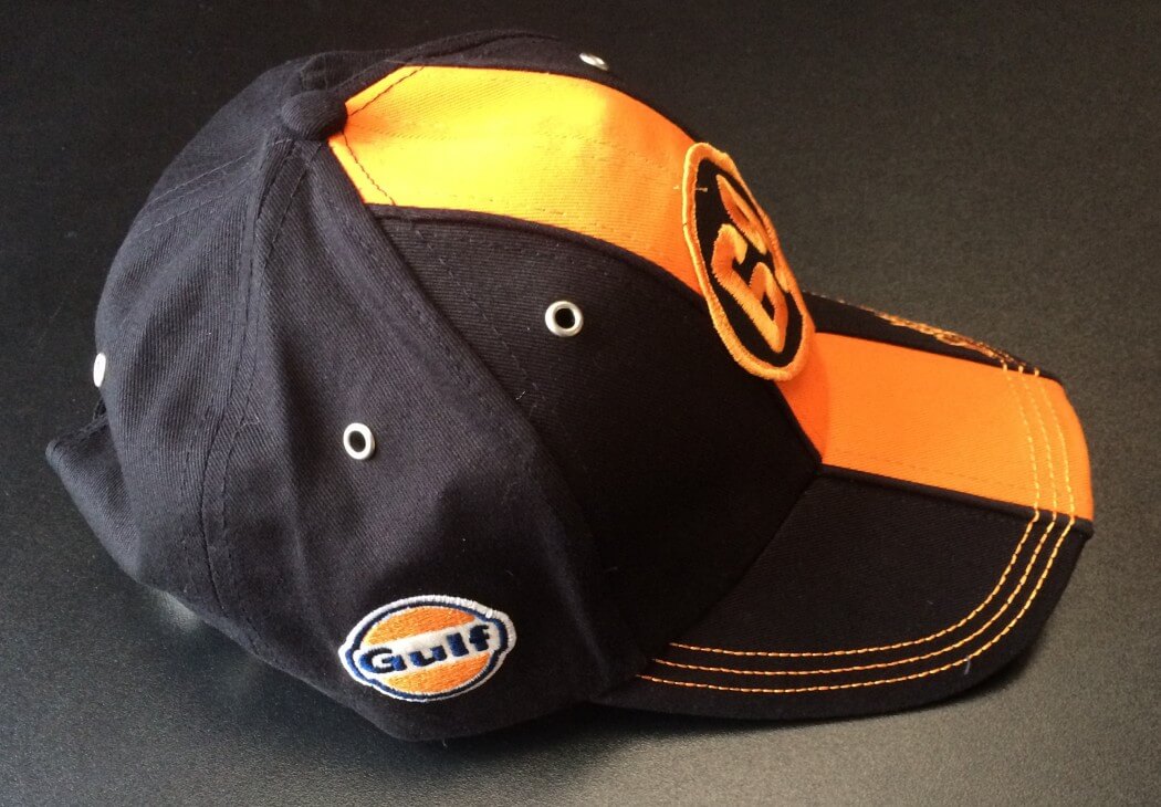 Gulf Cap Orange&Black 69