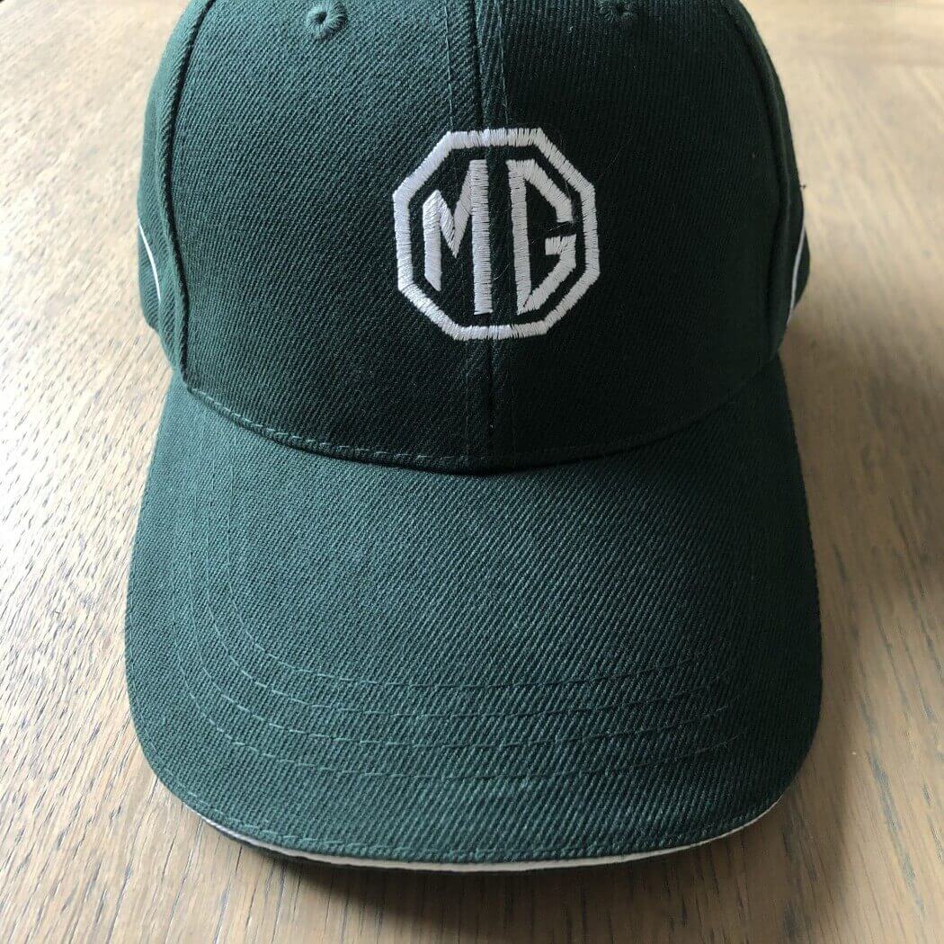 Casquette MG vert anglais - Logo MG blanc